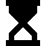 Hourglass Half Top SVG Icon